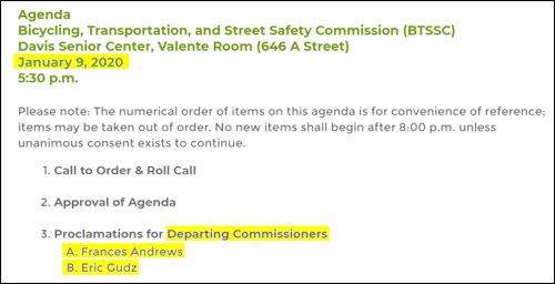 Jan 9 BTSSC agenda_highlighting