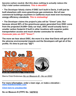 DISC is an Unmitigated Environmental Disaster - Vo 00001