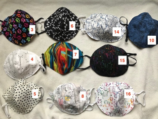 More Spring adult masks