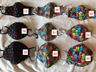 More Spring adult masks EDITED