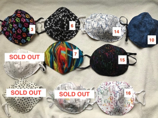 More Spring adult masks EDITED