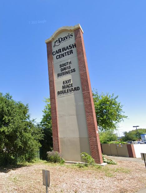 Car wash center sign