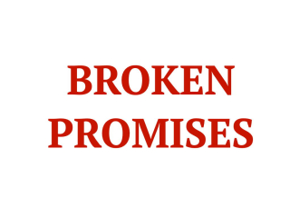 Broken promises