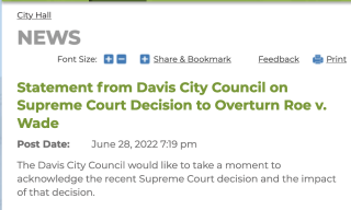 City council statement