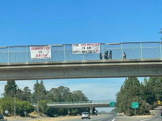 Anti-Semitic banners Anti-Semitic banners
