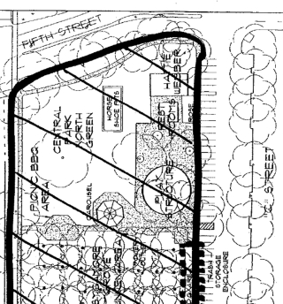 Map extract free speech area  2006 contract exh B 1