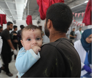 Man with baby Man with baby